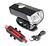 Kit Farol Bike Frontal + Pisca Traseiro Led Usb Recarregável